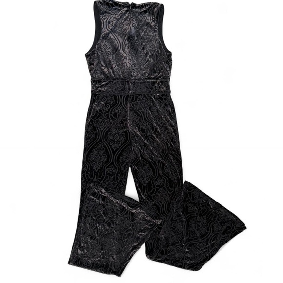 Forever 21 Black Velvet Jumpsuit - Picture 7 of 7